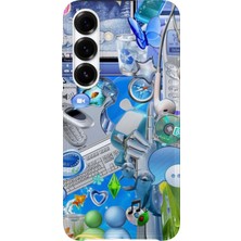 Lelia Samsung Galaxy S23 Plus Uyumlu Baskılı Şeffaf Telefon Kılıfı | Koleksiyon: Aeroglass Mirage