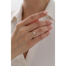 Yavuz Kuyumculuk 14 Ayar Altın Modern Tektaş Yüzük