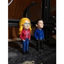 Scaleworks Kişiye Özel 3D Karakter Biblo - Fotoğraftan 3 Boyutlu Figür Tasarımı - Dekor Biblo [20CM]