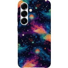 Lelia Samsung Galaxy S24 Fe Uyumlu Baskılı Şeffaf Telefon Kılıfı | Koleksiyon: Cosmicwhisper Skyset