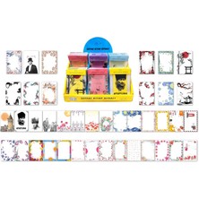 İrgit Store Stantlı Şeffaf Kitap Ayracı (40 Çeşit 320 Adet Ayraç)