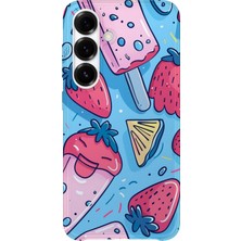 Lelia Samsung Galaxy S25 Plus Uyumlu Baskılı Şeffaf Telefon Kılıfı | Koleksiyon: Snacktoon Delight