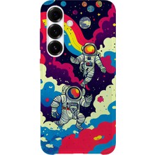 Lelia Samsung Galaxy S25 Uyumlu Baskılı Şeffaf Telefon Kılıfı | Koleksiyon: Cosmicwhisper Skyset