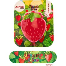 Arvix Çocuklar Için Çilekli Doğal Süngerli Banyo Sabunu 120 gr