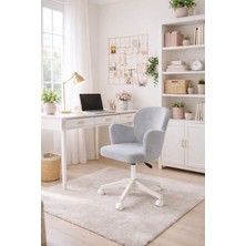 Markaelz Kelebek Beyaz Ayaklı Çalışma/ofis Sandalyesi