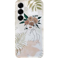 Lelia Samsung Galaxy A54 Uyumlu Baskılı Şeffaf Telefon Kılıfı | Koleksiyon: Oneline Essence