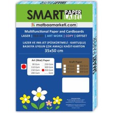 Resim Kağıdı - 1. Hamur -  350 Gr 35x50 - 50 Adet | Smart Paper Label