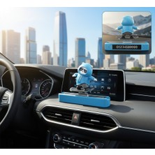 Bsre Araç Numaratörü - Mavi Hareketli Kaykay Figürlü