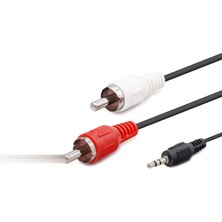 DS LLC 3.5 mm To 2rca Kablo 2lıne 1.5m Siyah HDX1042 Iegtgrs-34