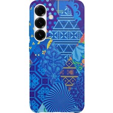 Lelia Samsung Galaxy A55 Uyumlu Baskılı Şeffaf Telefon Kılıfı | Koleksiyon: Colorwave Flux