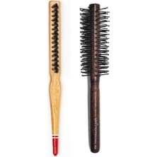 DS LLC 506 - 690 Profesyonel Yanmaz Set Topuz Saç Fırçası 2 Li Set Iegtgrs-34