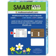 Resim Kağıdı 1. Hamur 110 gr 35X50 - 100 Adet | Smart Paper Label