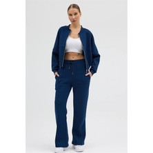 Neşeli Butik Kadın 3 Iplik Şardonlu Cepli Premium Eşofman Takımı NBHS001