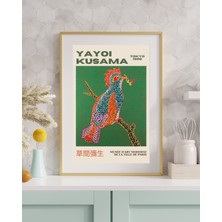 Boketto Opus - Horoz Pop Art Yayoi Kusama Dekoratif Poster Modern Duvar Posteri Estetik Tablo