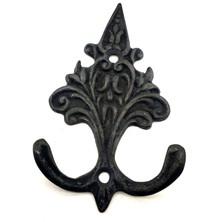 DS LLC Antika Tarz Dekoratif Pirinç Çam Figürlü Askı - 98X57 Mm, Oksit Iegtgrs-34