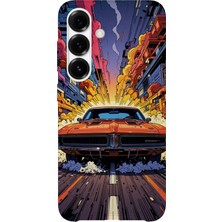 Lelia Samsung Galaxy S24 Uyumlu Baskılı Şeffaf Telefon Kılıfı | Koleksiyon: Turboline Streetworks