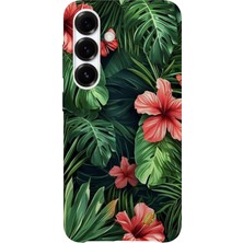 Lelia Samsung Galaxy S23 Uyumlu Baskılı Şeffaf Telefon Kılıfı | Koleksiyon: Floraluxe Botanica