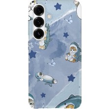 Samsung Galaxy A15 Uyumlu Baskılı Şeffaf Telefon Kılıfı | Koleksiyon: Cute Animals