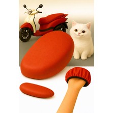 Vi Caro Kuba neron X Motosiklet Sele Kılıfı Siyah Su Geçirmez Scooter Sele Kılıfı