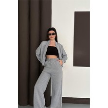 Neşeli Butik Kadın Cepli Içi Polarlı 3 Iplik Eşofman Takımı RYHS001