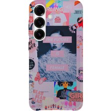 Samsung Galaxy A14 Uyumlu Baskılı Şeffaf Telefon Kılıfı | Koleksiyon: Queenmode Femme