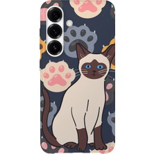 Lelia Samsung Galaxy A54 Uyumlu Baskılı Şeffaf Telefon Kılıfı | Koleksiyon: Pawprint Stories