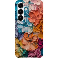 Lelia Samsung Galaxy S25 Plus Uyumlu Baskılı Şeffaf Telefon Kılıfı | Koleksiyon: Pastelbloom Soft Series