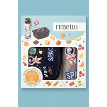 Renetto T-850 Okul Beslenme Seti Mavi Astronot Figürlü