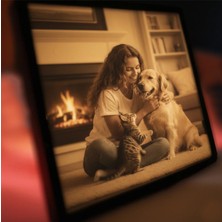 Scaleworks "kişiye Özel" Işıklı Gece Lambası - Fotoğraflı Pilli Dekoratif Hediye