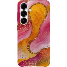 Lelia Samsung Galaxy A56 Uyumlu Baskılı Şeffaf Telefon Kılıfı | Koleksiyon: Colorwave Flux