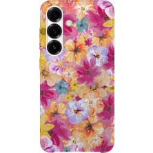 Samsung Galaxy A15 Uyumlu Baskılı Şeffaf Telefon Kılıfı | Koleksiyon: Floraluxe Botanica