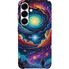 Lelia Samsung Galaxy S23 Fe Uyumlu Baskılı Şeffaf Telefon Kılıfı | Koleksiyon: Cosmicwhisper Skyset