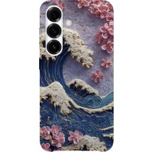 Lelia Samsung Galaxy S25 Fe Uyumlu Baskılı Şeffaf Telefon Kılıfı | Koleksiyon: Pastelbloom Soft Series