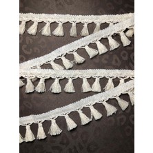 Ezel-in Tekstil Aksesuarları Ham Püskül Şerit, 1 Metre, KOD-P382C