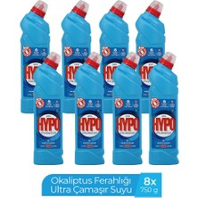 H.hypo Ultra Kıvamlı Çamaşır Suyu Okaliptus 750 gr x 8