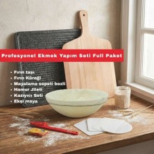 Profesyonel Ekmek Yapım Seti Full Paket Pyuvarlak 22 cm Ekşi Mayalıp