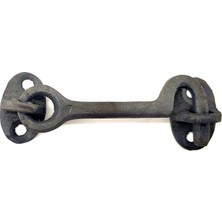 DS LLC Antika Tarz Dekoratif Pirinç Çengeli - 8,5cm, Oksit Iegtgrs-34