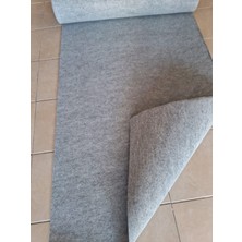 ÜN.K Rip Halıfleks  Gri Duvardan Duvara Halıfles Boy 2 x 13