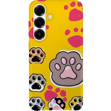 Lelia Samsung Galaxy S25 Fe Uyumlu Baskılı Şeffaf Telefon Kılıfı | Koleksiyon: Pawprint Stories