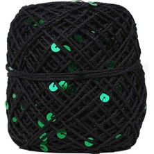 Ritzz Iri Pullu Ip Siyah - Yeşil Pul