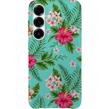 Lelia Samsung Galaxy S23 Uyumlu Baskılı Şeffaf Telefon Kılıfı | Koleksiyon: Floraluxe Botanica