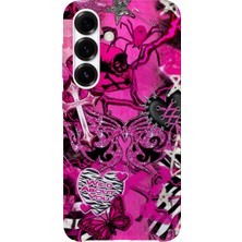 Lelia Samsung Galaxy S24 Fe Uyumlu Baskılı Şeffaf Telefon Kılıfı | Koleksiyon: Chromatica Aura