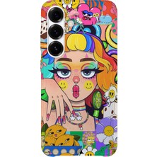 Lelia Samsung Galaxy A26 Uyumlu Baskılı Şeffaf Telefon Kılıfı | Koleksiyon: Chromatica Aura