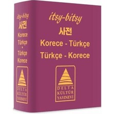 İrgit Store Itsy Bitsy Korece-Türkçe, Türkçe-Korece Mini Sözlük