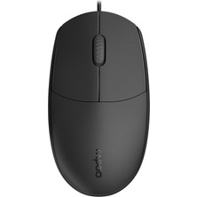Rapoo N100C Kablolu Optik Mouse Siyah