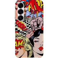 Lelia Samsung Galaxy A54 Uyumlu Baskılı Şeffaf Telefon Kılıfı | Koleksiyon: Chromatica Aura