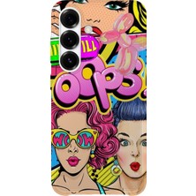 Lelia Samsung Galaxy S25 Plus Uyumlu Baskılı Şeffaf Telefon Kılıfı | Koleksiyon: Queenmode Femme