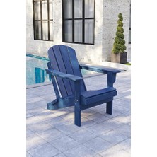 Gargamel Mavi Adirondack Katlanır Bahçe Sandalyesi, Bahçe ve Balkon Mobilyası,cafe Mobilyası, Balkon ve Bahçe Mobilyası