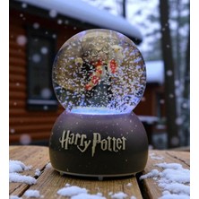 PremiumPort Beyaz Baykuş Hedwig Kar Küresi, LED Işıklı, Şık ve Dekoratif Süs