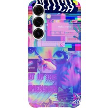 Lelia Samsung Galaxy S24 Plus Uyumlu Baskılı Şeffaf Telefon Kılıfı | Koleksiyon: Neondream District